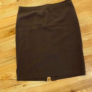 Moda International brown pencil skirt.  Size 14